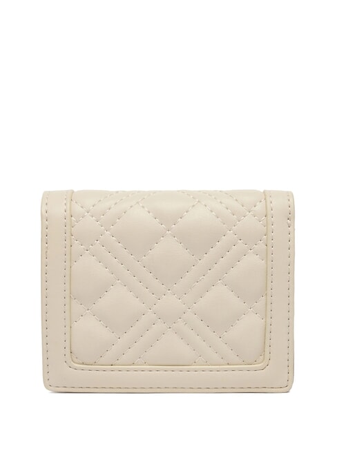 QUILTED Mini portefeuille Ivoire - Portefeuilles Femme