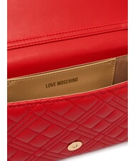 LOVE MOSCHINO SMART DAILY sac bandouli&egrave;re ROUGE - Sacs pour Femme - 4