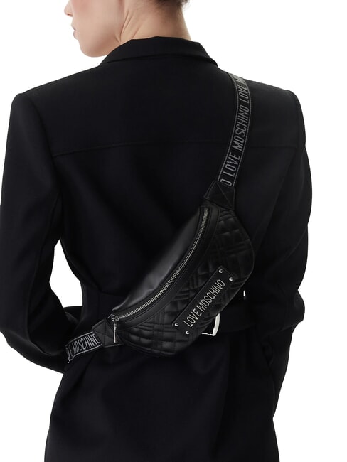 QUILTED Poche laque noire - Sacs pour Femme