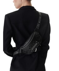 LOVE MOSCHINO QUILTED Poche laque noire - Sacs pour Femme - 2