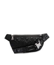 LOVE MOSCHINO QUILTED Poche laque noire - Sacs pour Femme - 3
