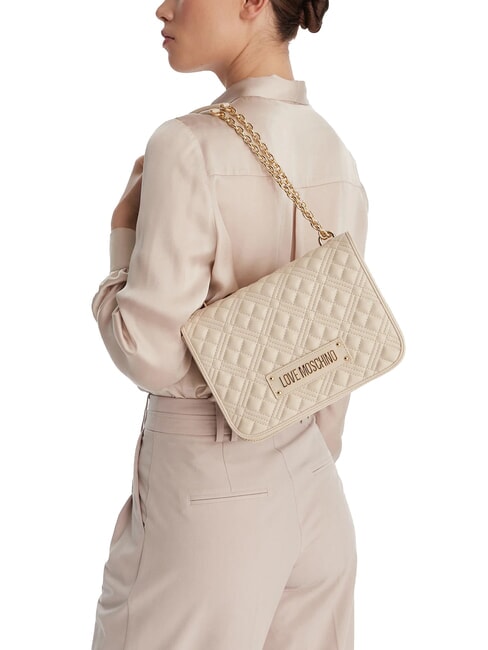 QUILTED sac bandouli&egrave;re Ivoire - Sacs pour Femme