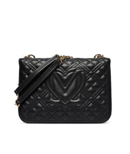 LOVE MOSCHINO QUILTED sac bandouli&egrave;re Noir - Sacs pour Femme - 4