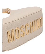 LOVE MOSCHINO GIANT Mini sac &agrave; main avec bandouli&egrave;re Ivoire - Sacs pour Femme - 4