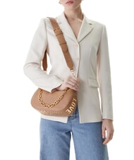 LOVE MOSCHINO GIANT Sac bandouli&egrave;re, avec bandouli&egrave;re beige - Sacs pour Femme - 2
