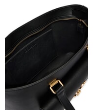 LOVE MOSCHINO HEART TURNLOCK Sac &agrave; provisions Noir - Sacs pour Femme - 4