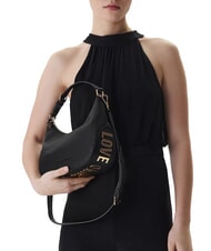 LOVE MOSCHINO GIANT Sac bandouli&egrave;re, avec bandouli&egrave;re Noir - Sacs pour Femme - 2