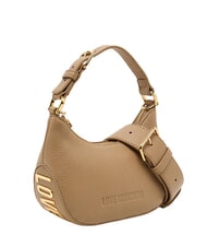 LOVE MOSCHINO GIANT Mini sac &agrave; main avec bandouli&egrave;re beige - Sacs pour Femme - 3