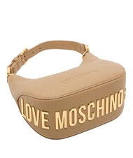 LOVE MOSCHINO GIANT Mini sac &agrave; main avec bandouli&egrave;re beige - Sacs pour Femme - 4