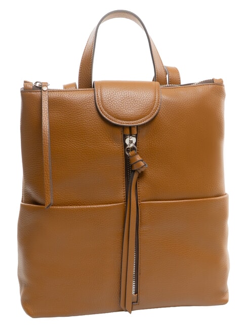 GIADA Sac &agrave; dos en cuir pour femme noix - Sacs pour Femme