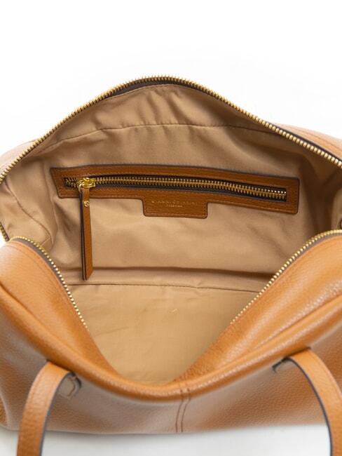 ARYNA sac bandouli&egrave;re en cuir noix - Sacs pour Femme