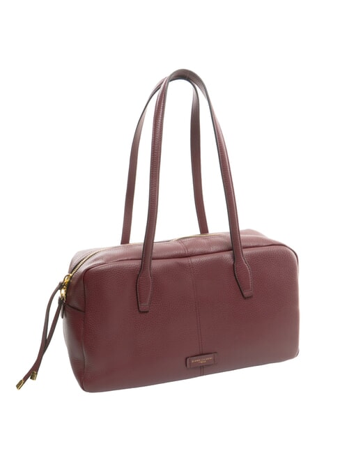ARYNA sac bandouli&egrave;re en cuir baie de vin - Sacs pour Femme