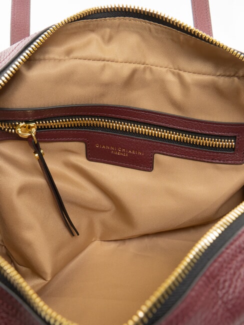 ARYNA sac bandouli&egrave;re en cuir baie de vin - Sacs pour Femme