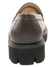 FURLA TANK mocassins en cuir chocolat - Chaussures Femme - 3