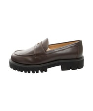 FURLA TANK mocassins en cuir chocolat - Chaussures Femme - 4