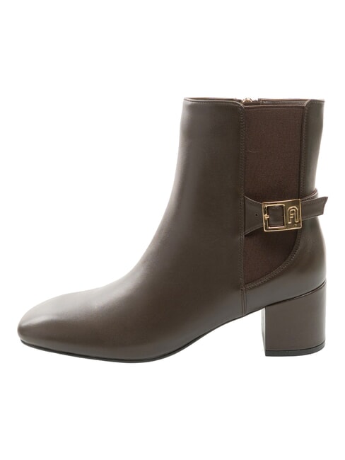 BLOCK  Bottines &agrave; talon de 5,5 cm chocolat - Chaussures Femme