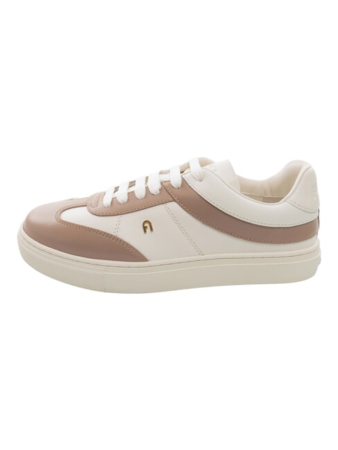 CITY  Baskets en cuir talco h+taupe - Chaussures Femme