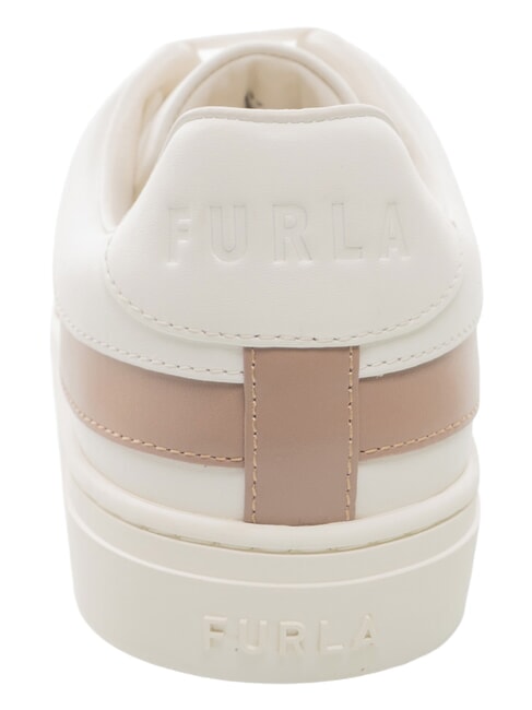 CITY  Baskets en cuir talco h+taupe - Chaussures Femme