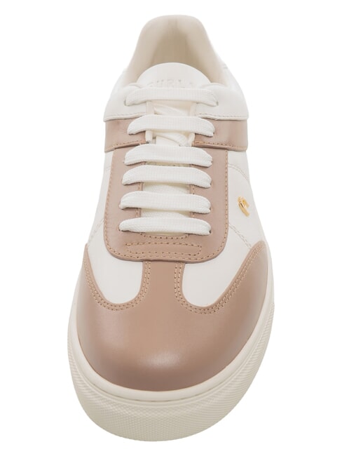 CITY  Baskets en cuir talco h+taupe - Chaussures Femme