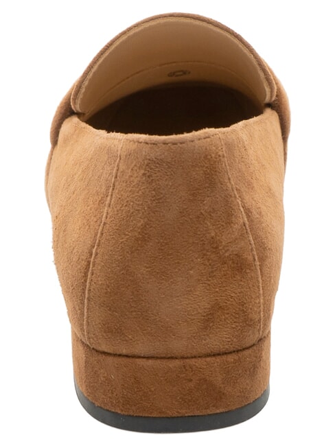 SIGNATURE  Mocassins en cuir su&eacute;d&eacute; Cognac - Chaussures Femme