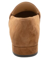 FURLA SIGNATURE  Mocassins en cuir su&eacute;d&eacute; Cognac - Chaussures Femme - 4