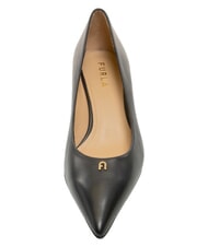 FURLA SIGNATURE  Mocassins en cuir su&eacute;d&eacute; Cognac - Chaussures Femme - 4