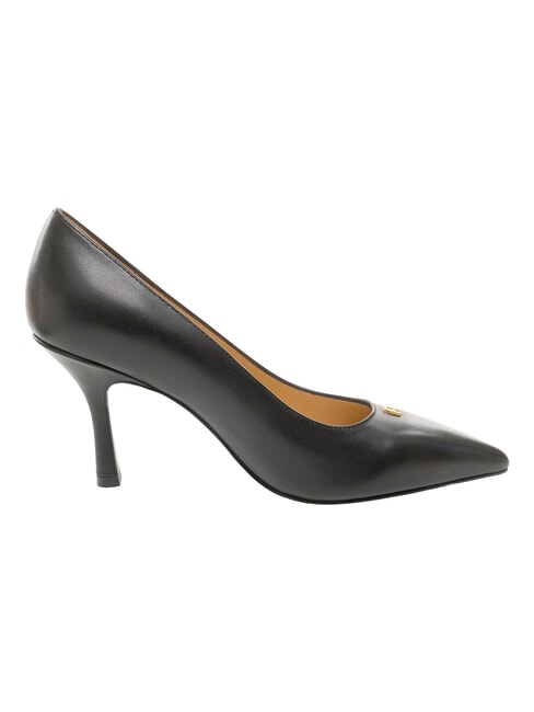 ATELIER  D&eacute;collet&eacute; en cuir, talon de 9 cm Noir - Chaussures Femme