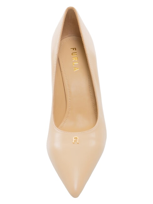 ATELIER  D&eacute;collet&eacute; en cuir, talon de 9 cm ballerine - Chaussures Femme