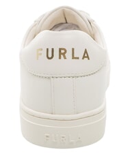 FURLA CITY Baskets en cuir de veau talc - Chaussures Femme - 4