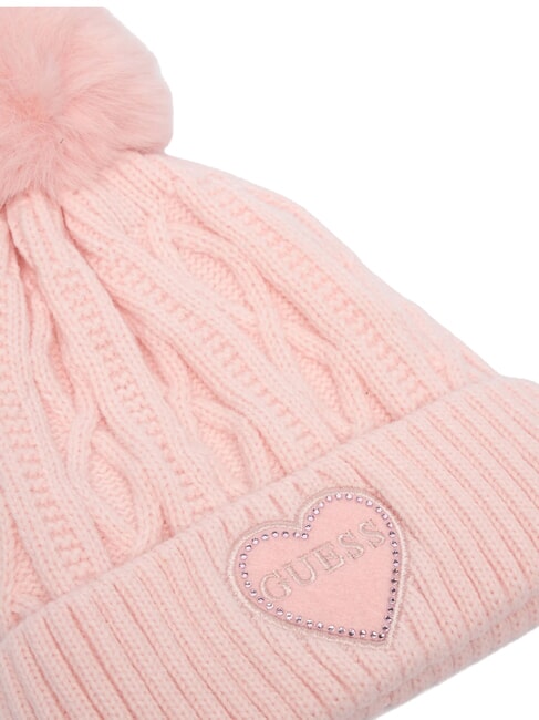 KIDS POM POM Chapeau &agrave; pompons sucre rose - Chapeau de b&eacute;b&eacute;