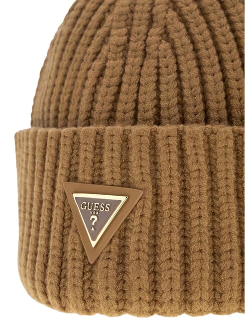 NOELLE 2 KNITTED Chapeau &agrave; revers cappuccino - Bonnets