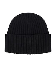 GUESS NOELLE 2 KNITTED Chapeau &agrave; revers NOIR - Bonnets - 2