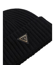 GUESS NOELLE 2 KNITTED Chapeau &agrave; revers NOIR - Bonnets - 3