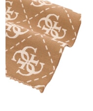 GUESS NOLANA 4G LOGO &Eacute;charpe &agrave; franges logo lait marron - &Eacute;charpes - 3