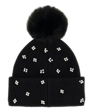 GUESS KNITTED Chapeau &agrave; pompons NOIR - Bonnets - 2