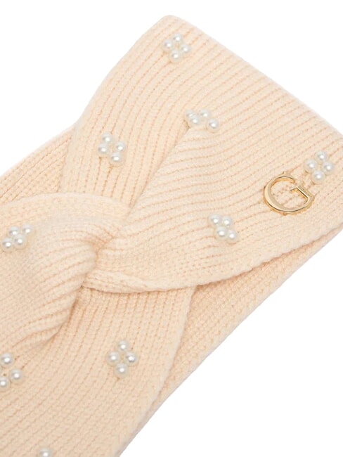 KNITTED bandeau &agrave; paillettes OFFWHITE - Bonnets