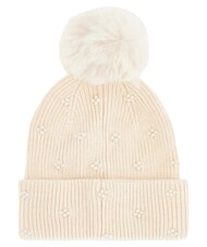 GUESS KNITTED Chapeau &agrave; pompons OFFWHITE - Bonnets - 2