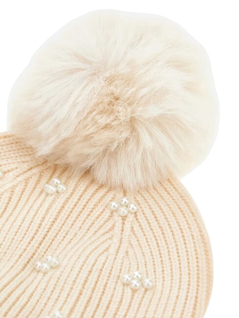 KNITTED Chapeau &agrave; pompons OFFWHITE - Bonnets