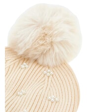 GUESS KNITTED Chapeau &agrave; pompons OFFWHITE - Bonnets - 4