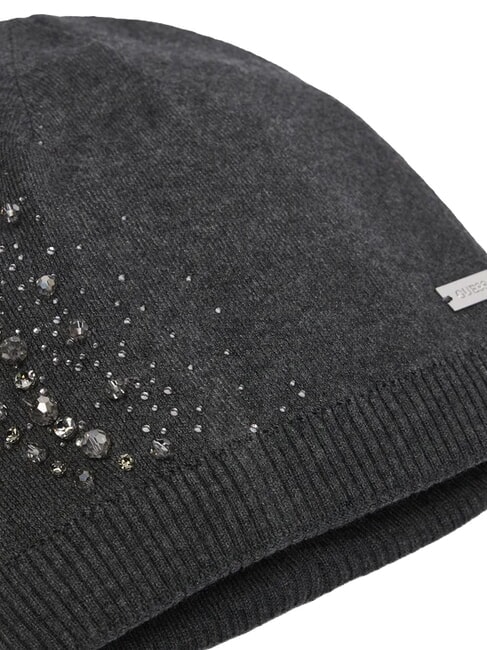 KNITTED Chapeau en laine gris - Bonnets