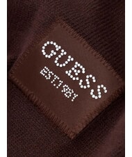 GUESS KNITTED &Eacute;charpe &agrave; logo brun amer - &Eacute;charpes - 3