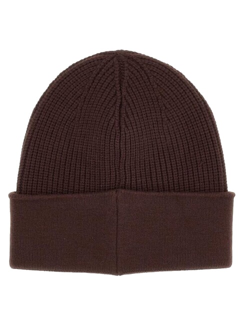KNITTED Chapeau &agrave; revers brun amer - Bonnets