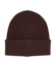 GUESS KNITTED Chapeau &agrave; revers brun amer - Bonnets - 2