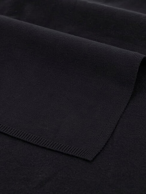 KNITTED &Eacute;charpe &agrave; logo NOIR - &Eacute;charpes