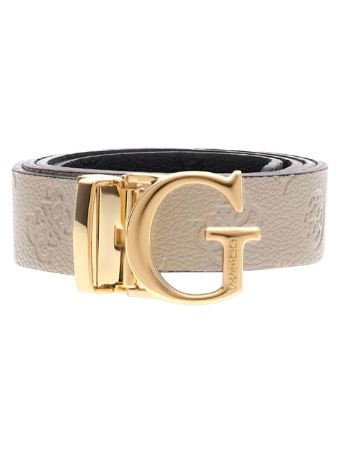 JENA Ceinture double face logo noir/logo en forme d'os - Ceintures