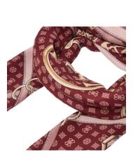 GUESS PRINTED &Eacute;charpe &agrave; logo Bordeaux - &Eacute;charpes - 2
