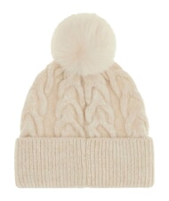 GUESS KNITTED Chapeau &agrave; pompons blanc - Bonnets - 2
