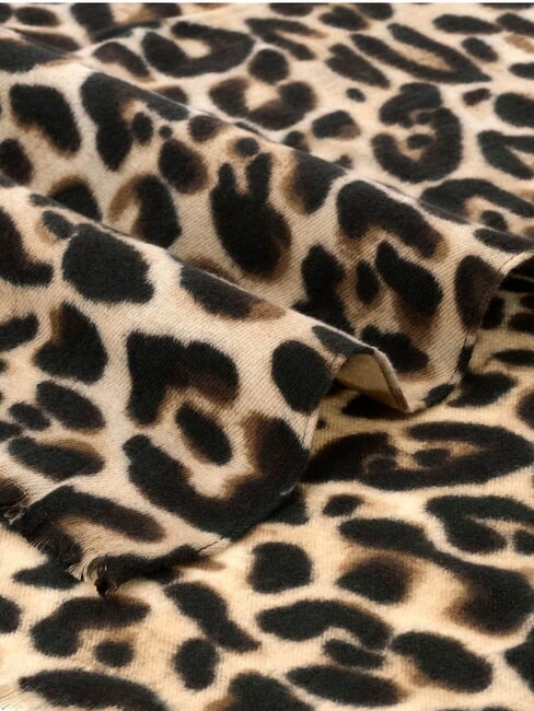 PRINTED Foulard brun &agrave; plusieurs - &Eacute;charpes