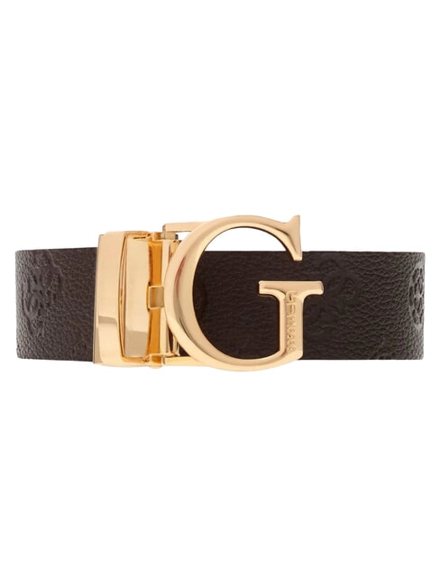 JENA Ceinture double face logo en forme d'os/logo marron - Ceintures