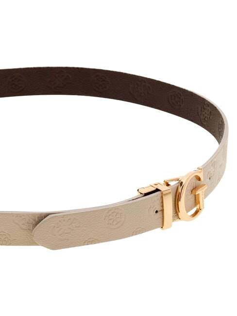 JENA Ceinture double face logo en forme d'os/logo marron - Ceintures